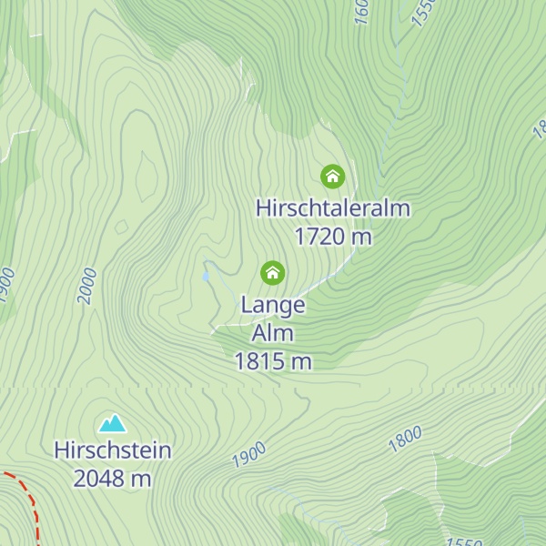 Map of Lange Alm