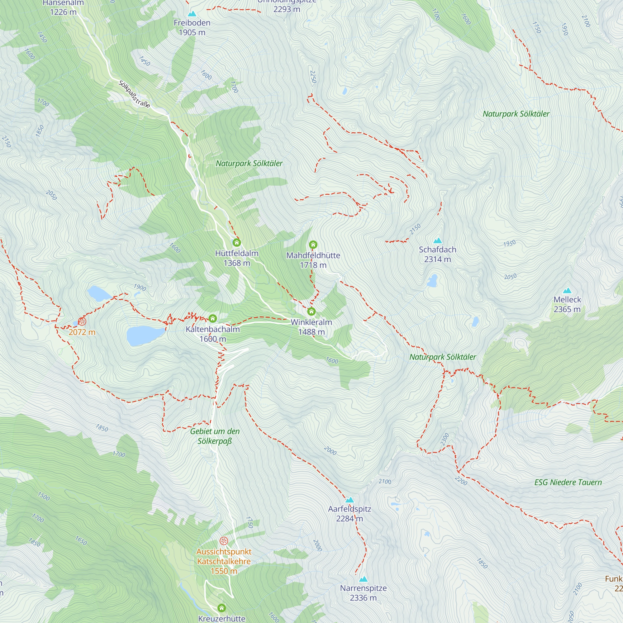 Winkleralm map
