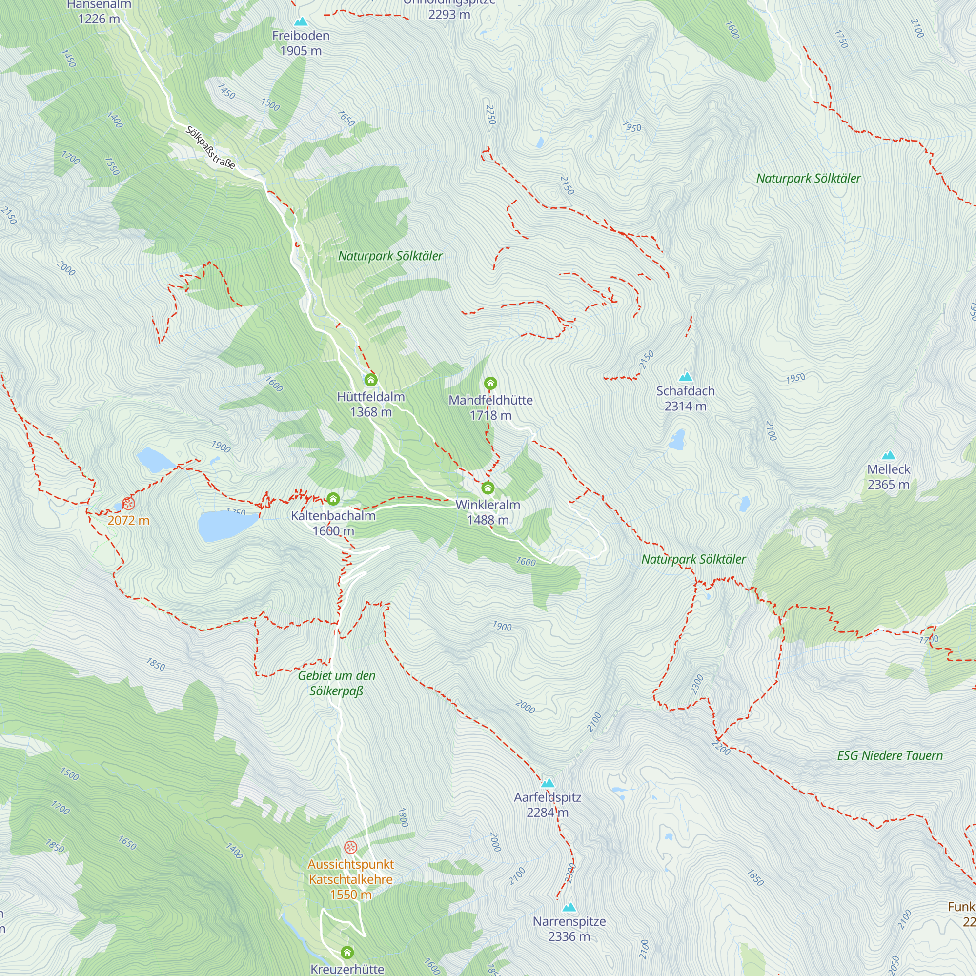 Winkleralm map