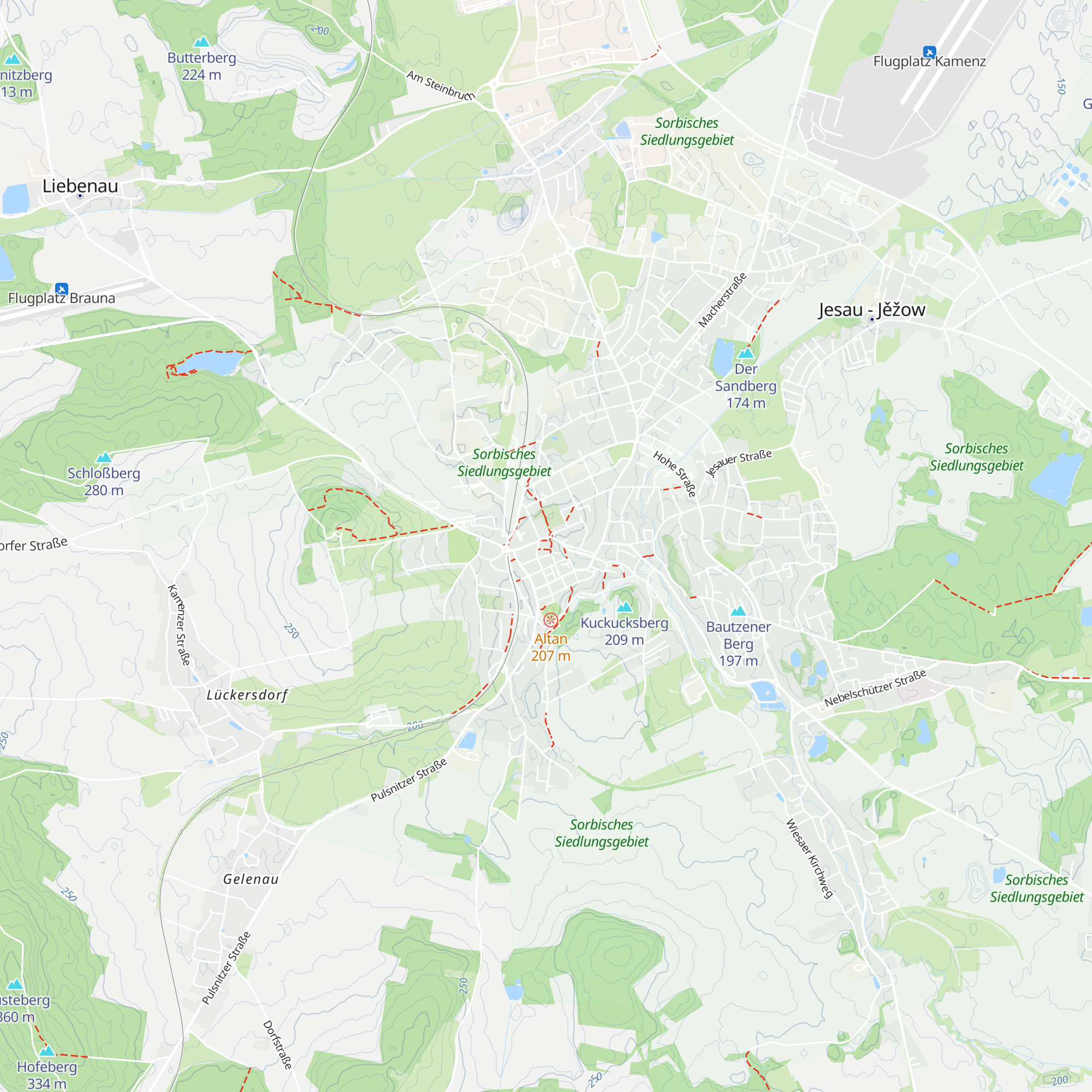 Kamenz Information map