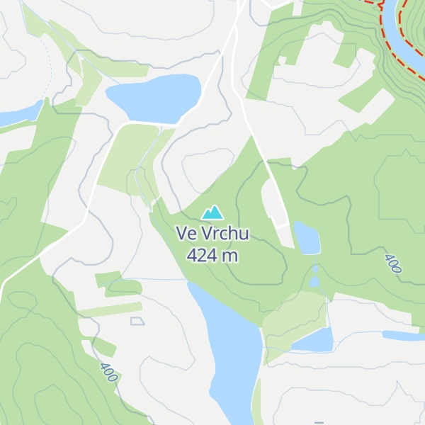 Map of Ve Vrchu