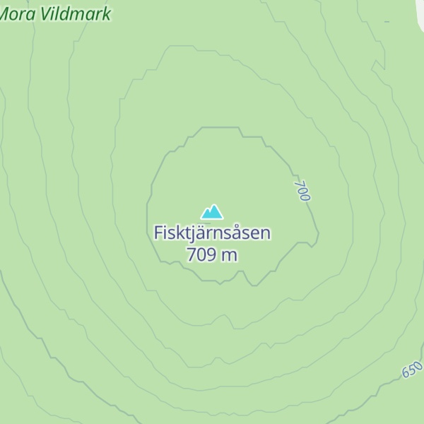 Map of Fisktjärnsåsen