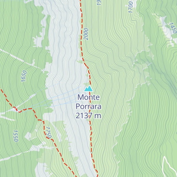Map of Monte Porrara