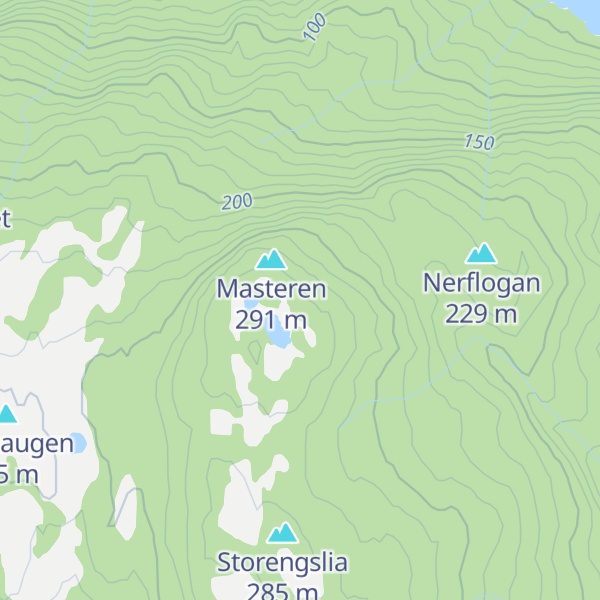 Map of Glashaugen