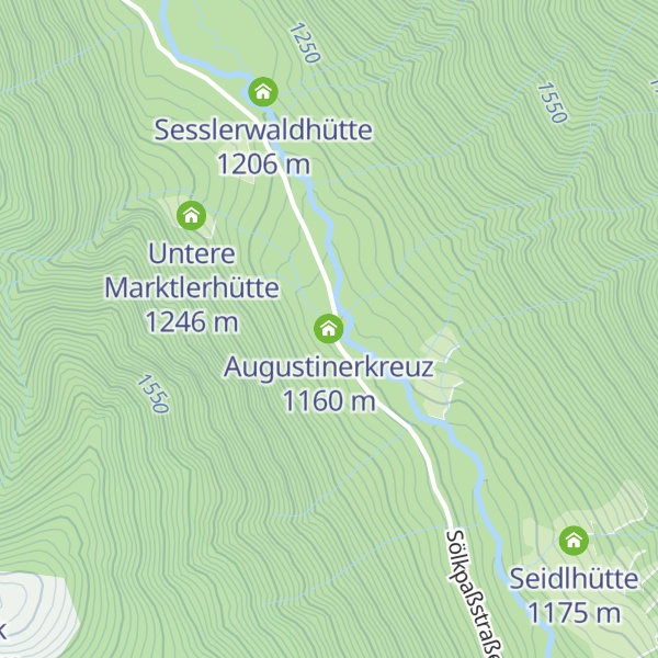 Map of Augustinerkreuz