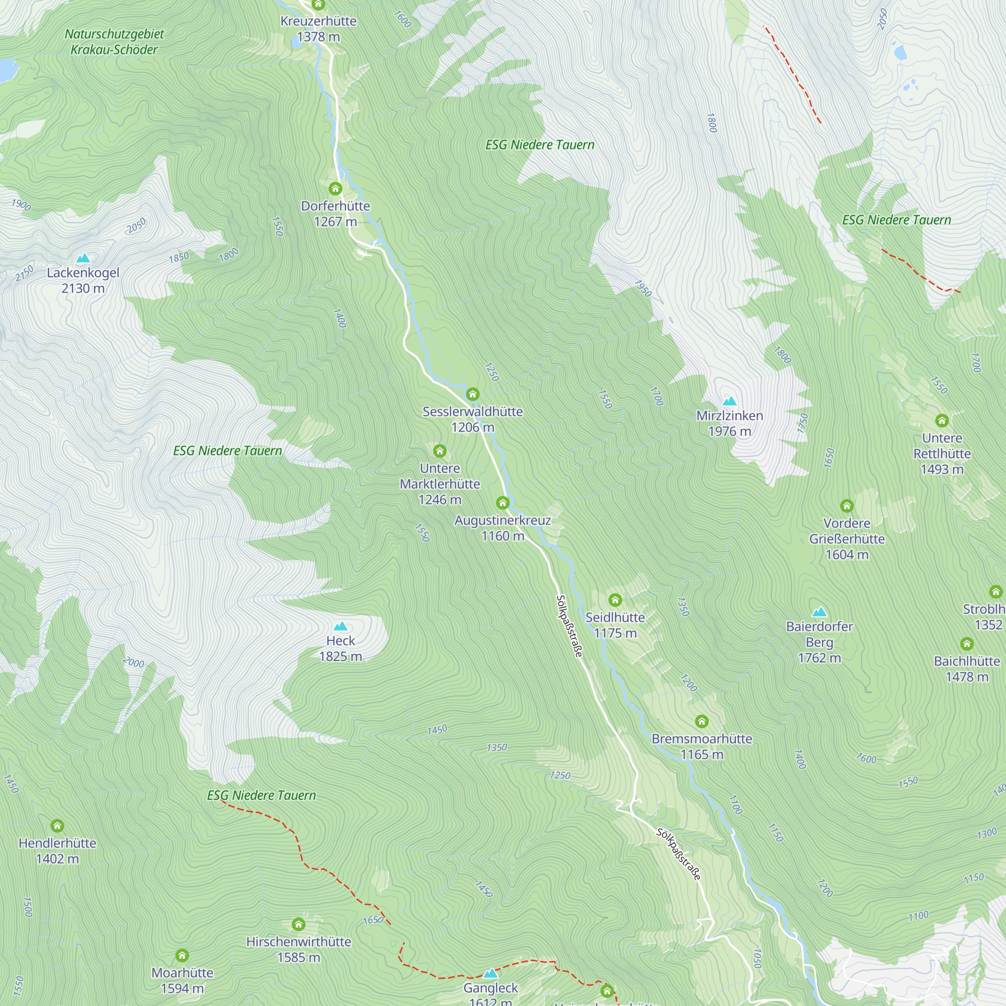Augustinerkreuz map