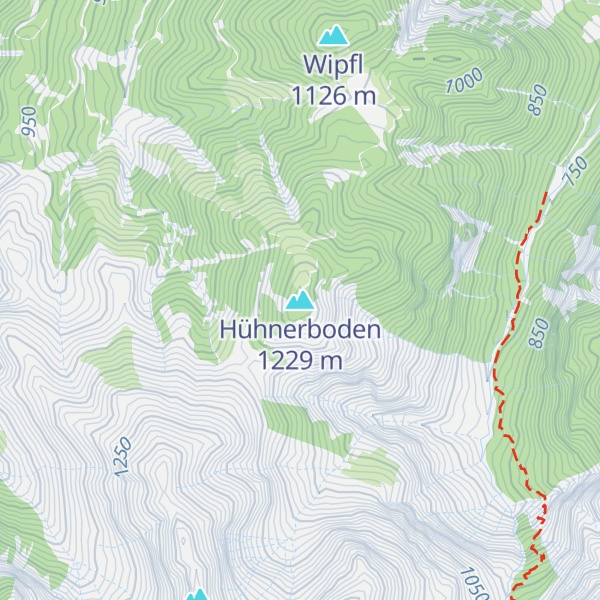 Map of Hühnerboden