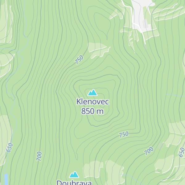 Map of Klenovec