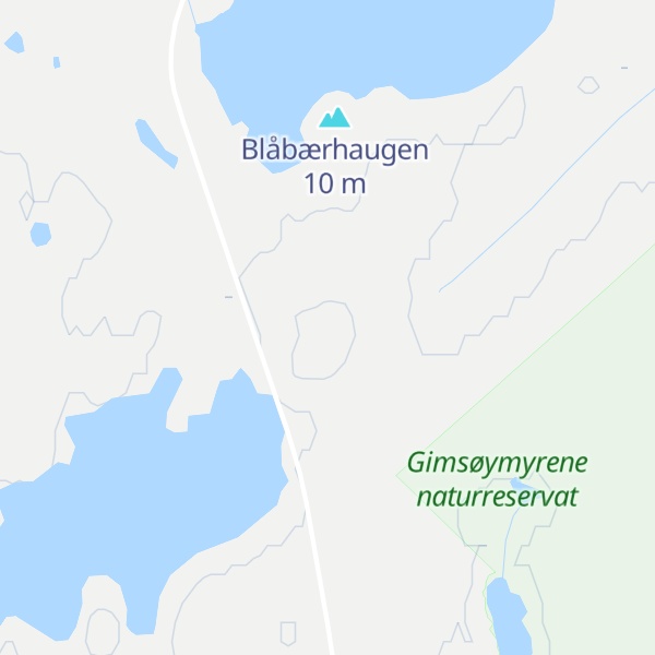 Map of Storvasshaugen