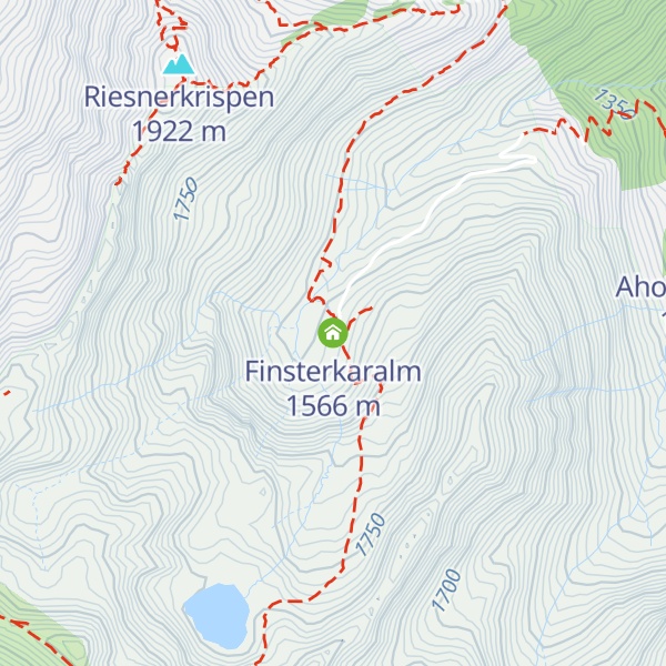 Map of Finsterkaralm