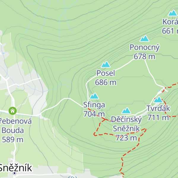 Map of Nalezenec
