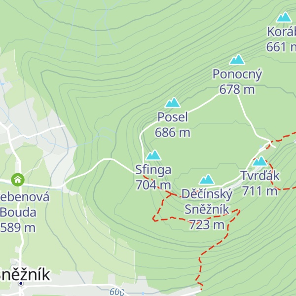 Map of Černá vdova