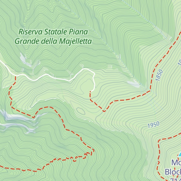 Map of Rifugio Marcello Di Marco "Stazzo di Caramanico"