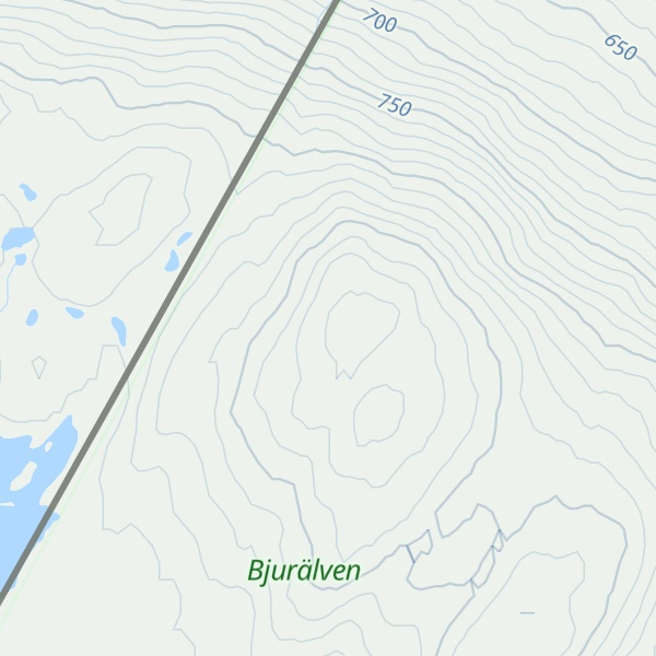 Map of Rörsjöfjället