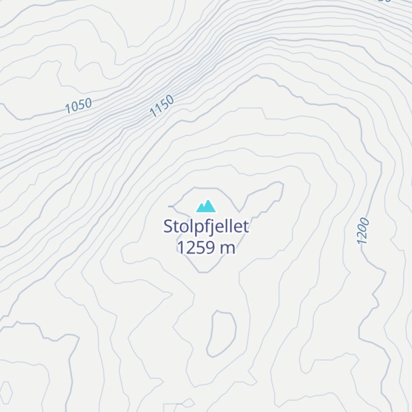 Map of Stolpfjellet