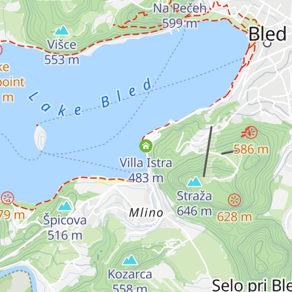 Map of Villa Istra