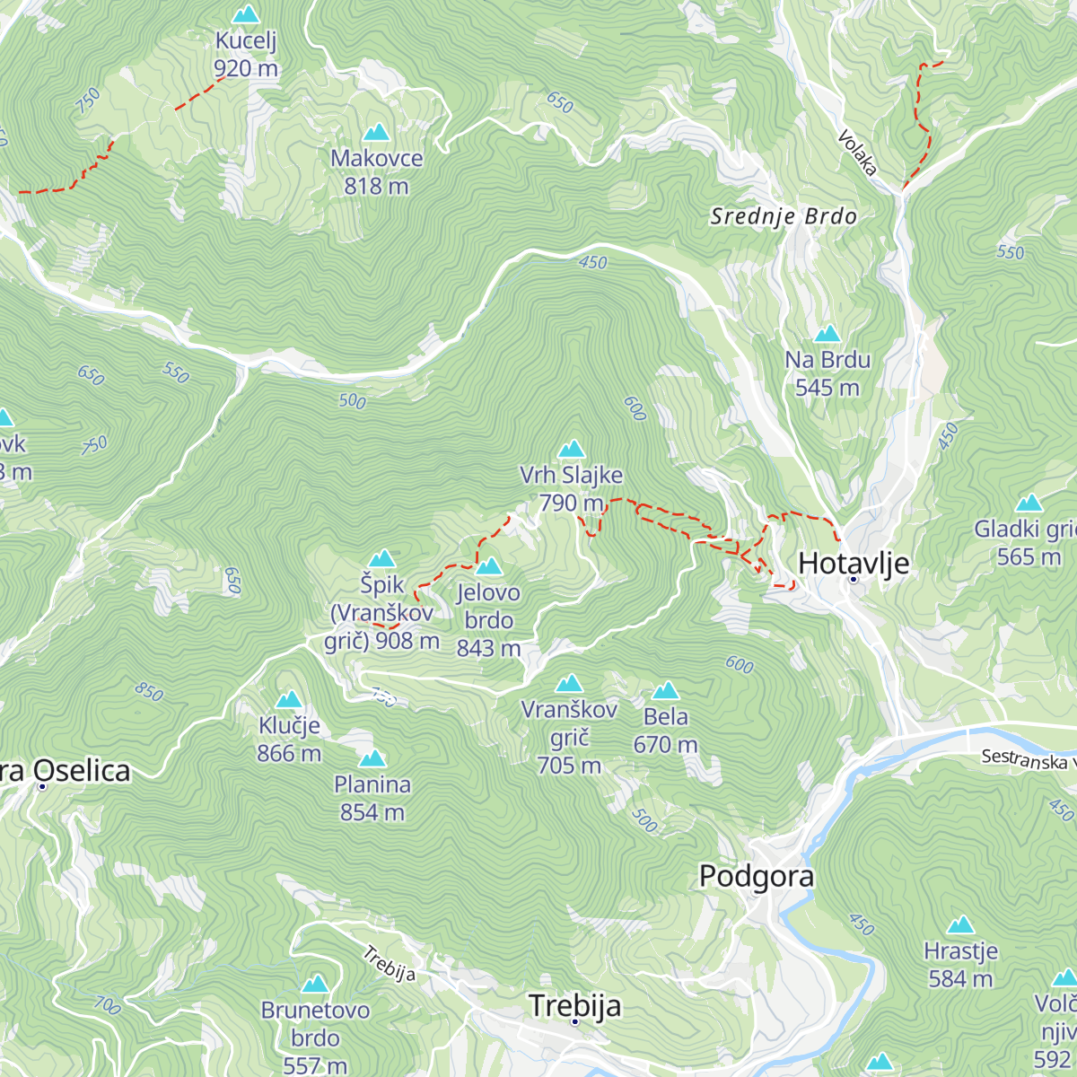 Dom na Slajki map