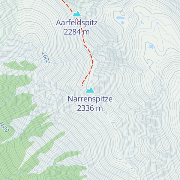 Map of Narrenspitze