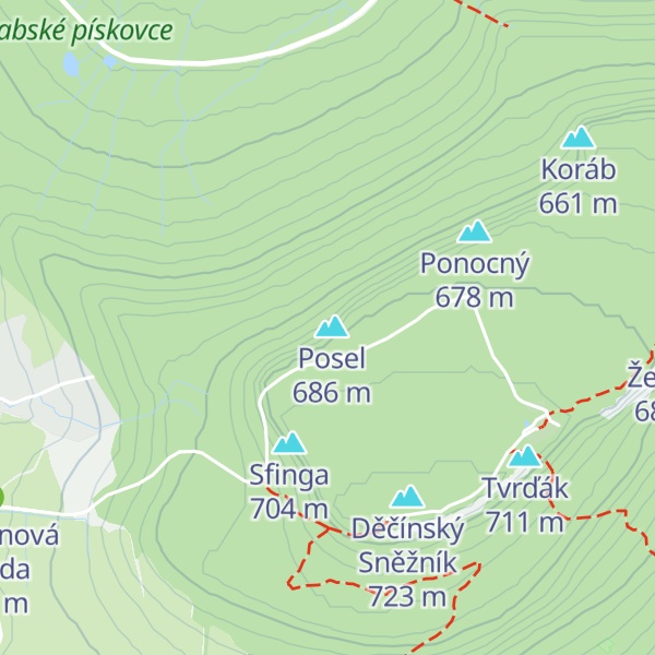 Map of Skříň