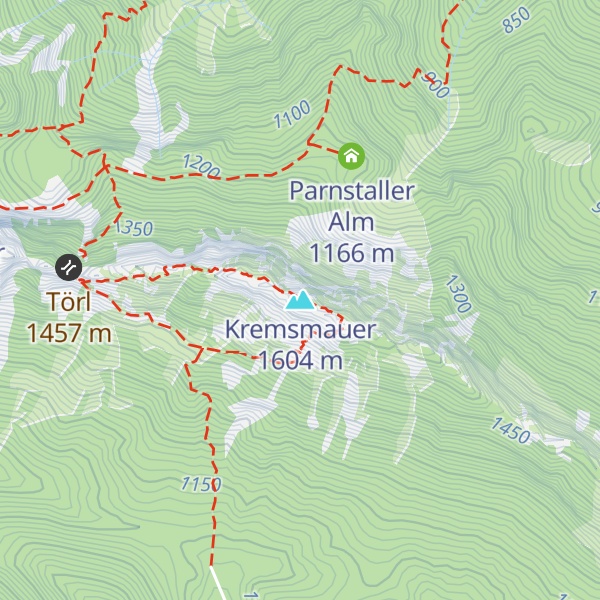 Map of Kremsmauer