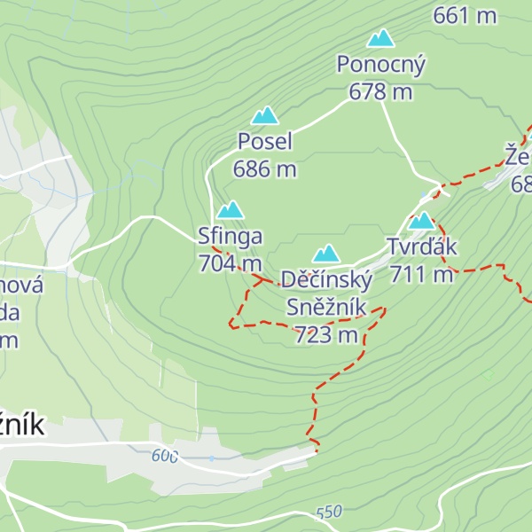 Map of Domeček