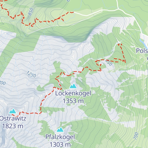 Map of Fuchsgabelhütte (Jagdhütte)