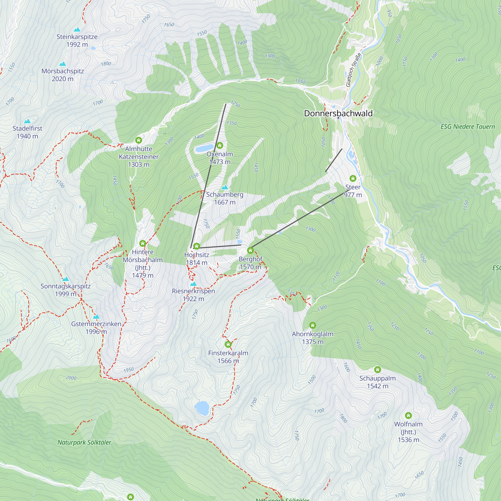 Berghof map