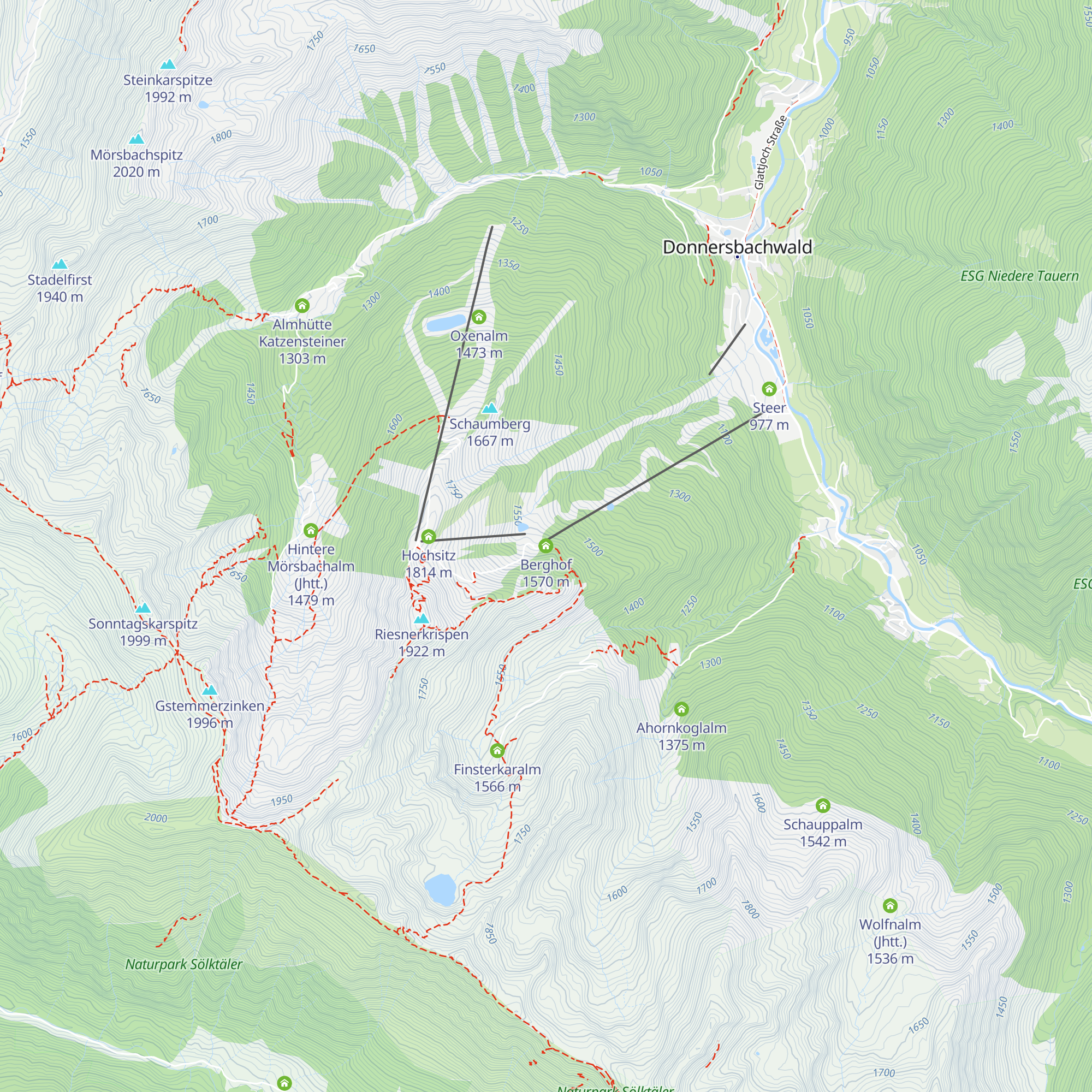 Berghof map