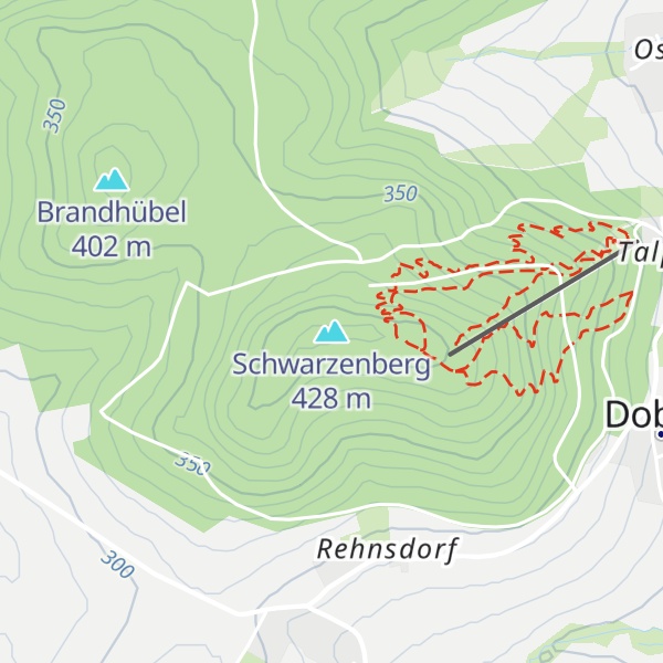 Map of Schwarzenberg