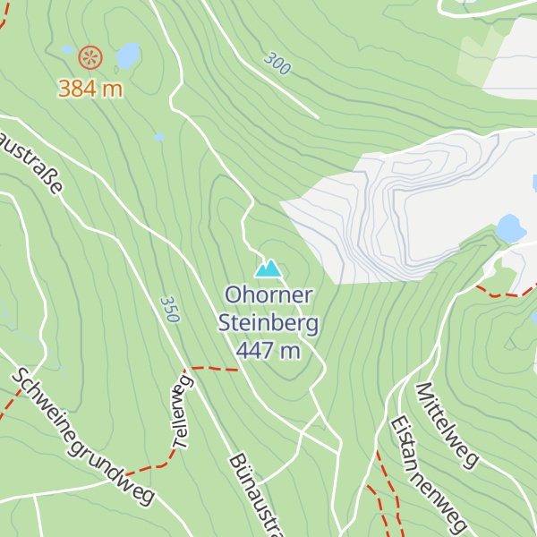 Map of Ohorner Steinberg
