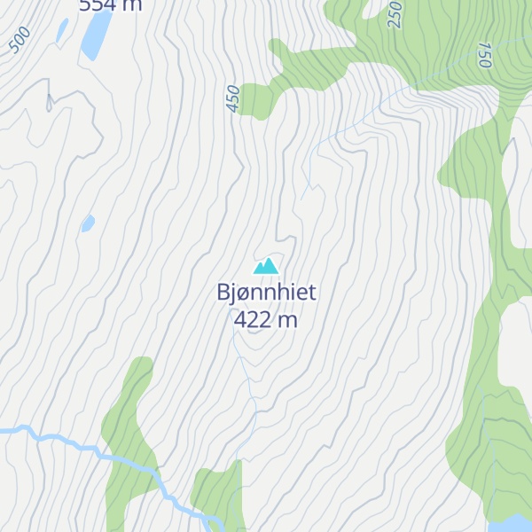 Map of Bjønnhiet
