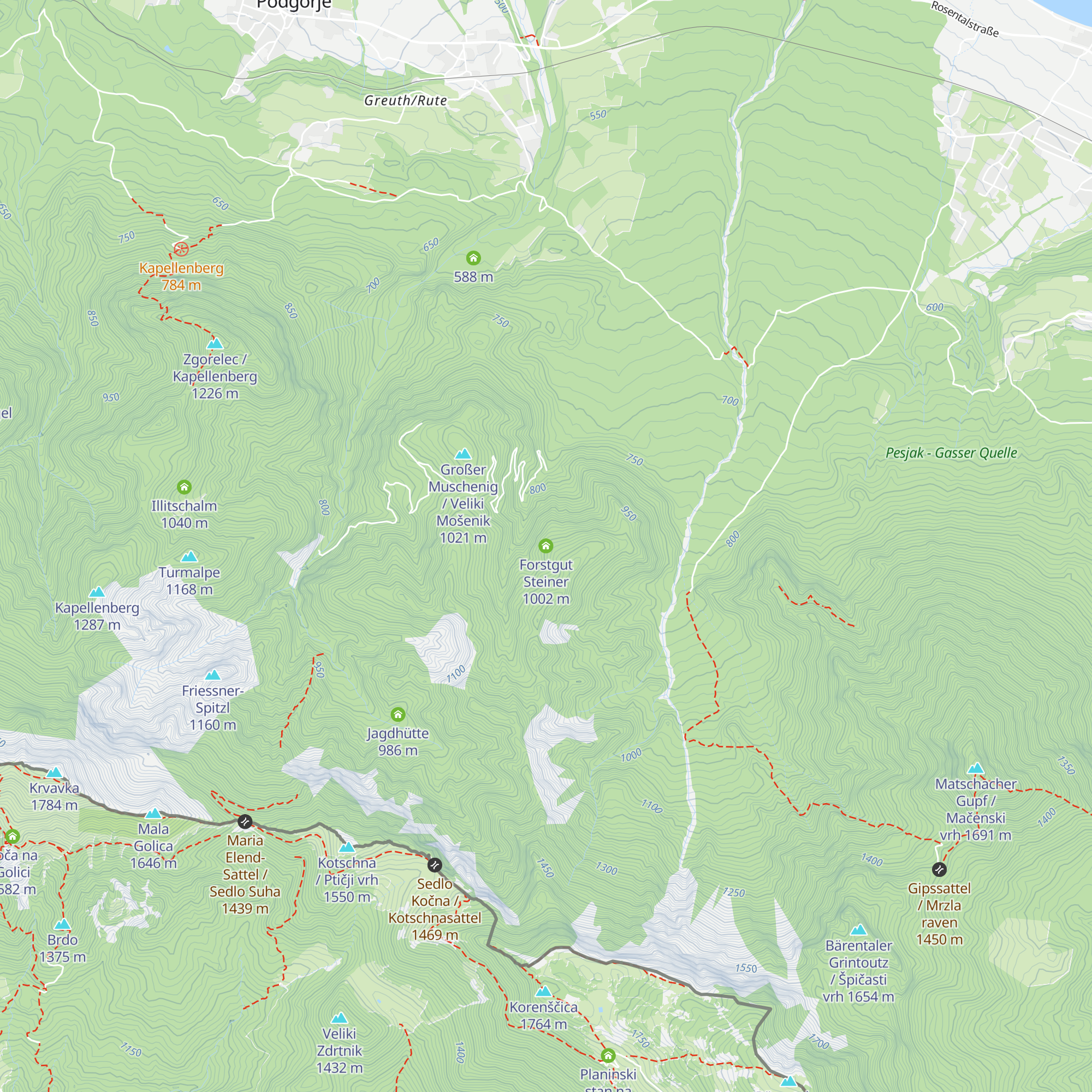 Forstgut Steiner map