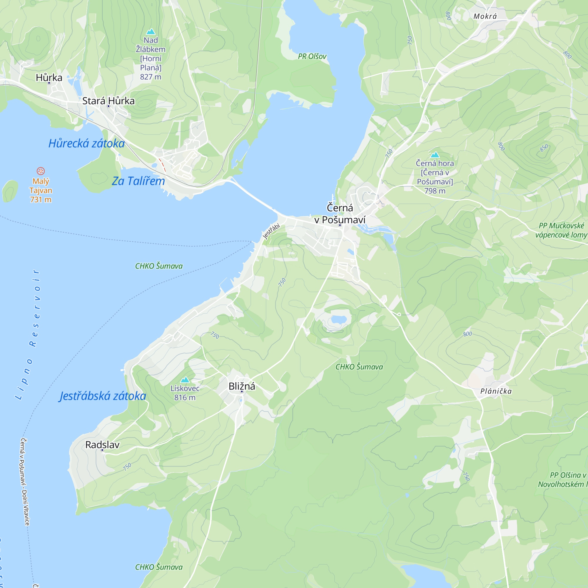 U Rozbouda map