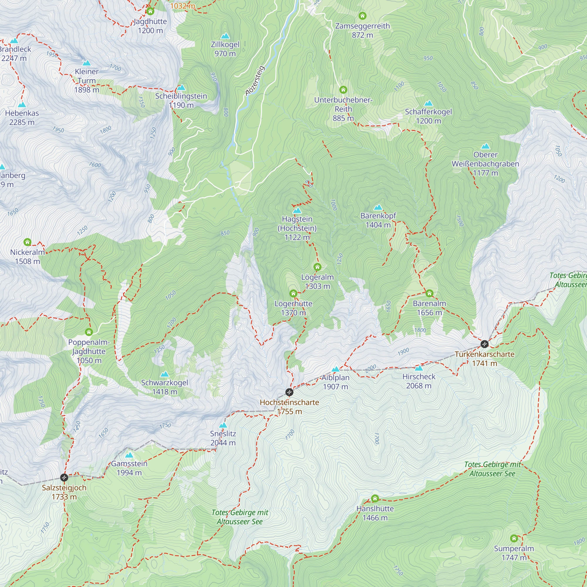 Lögerhütte map