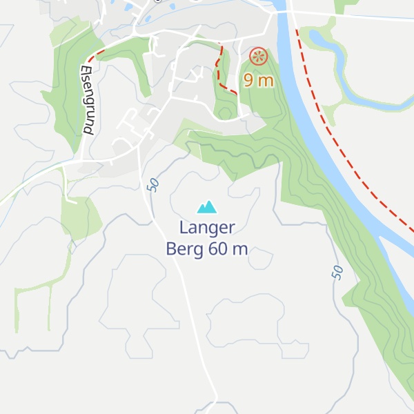 Map of Langer Berg