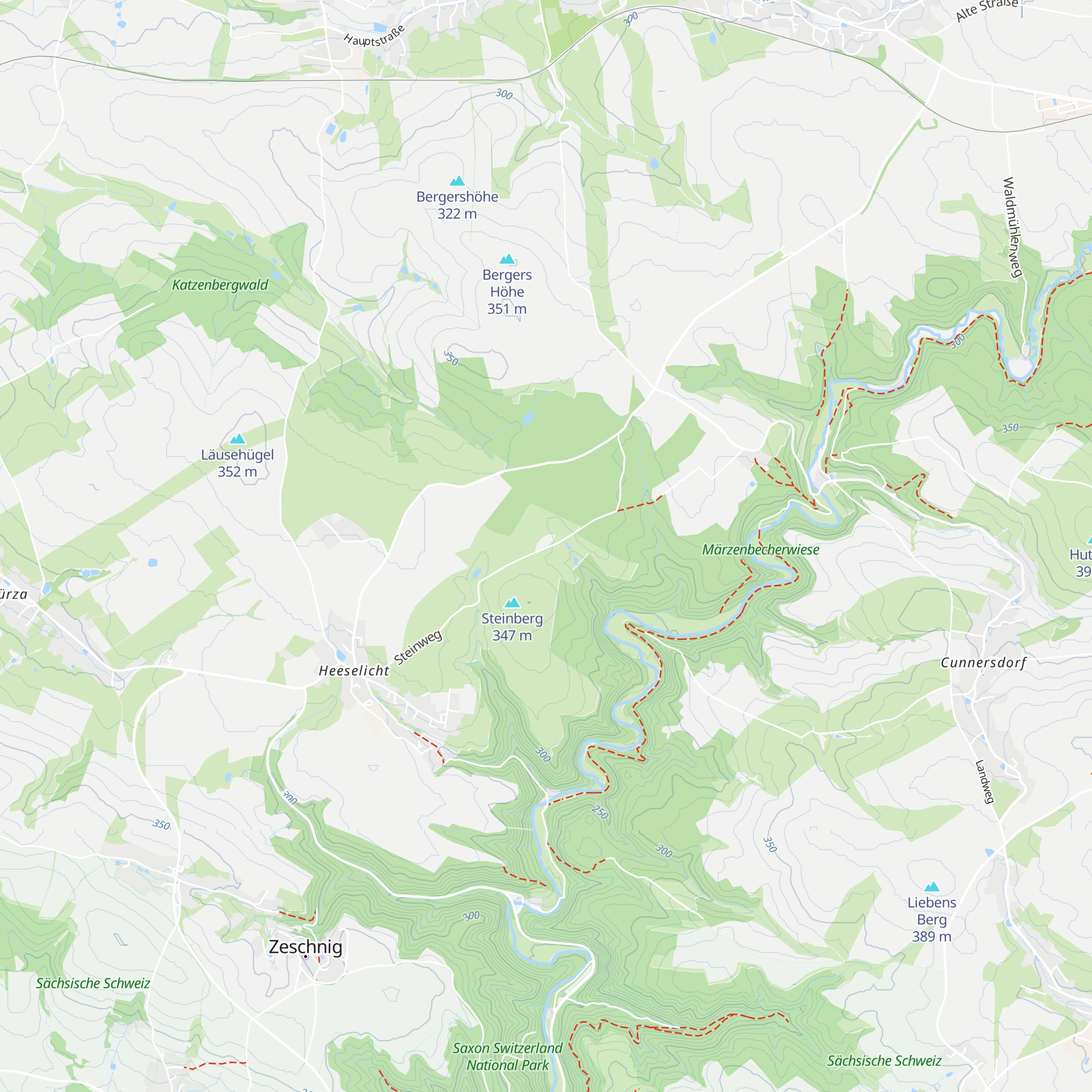 Silberseehütte map