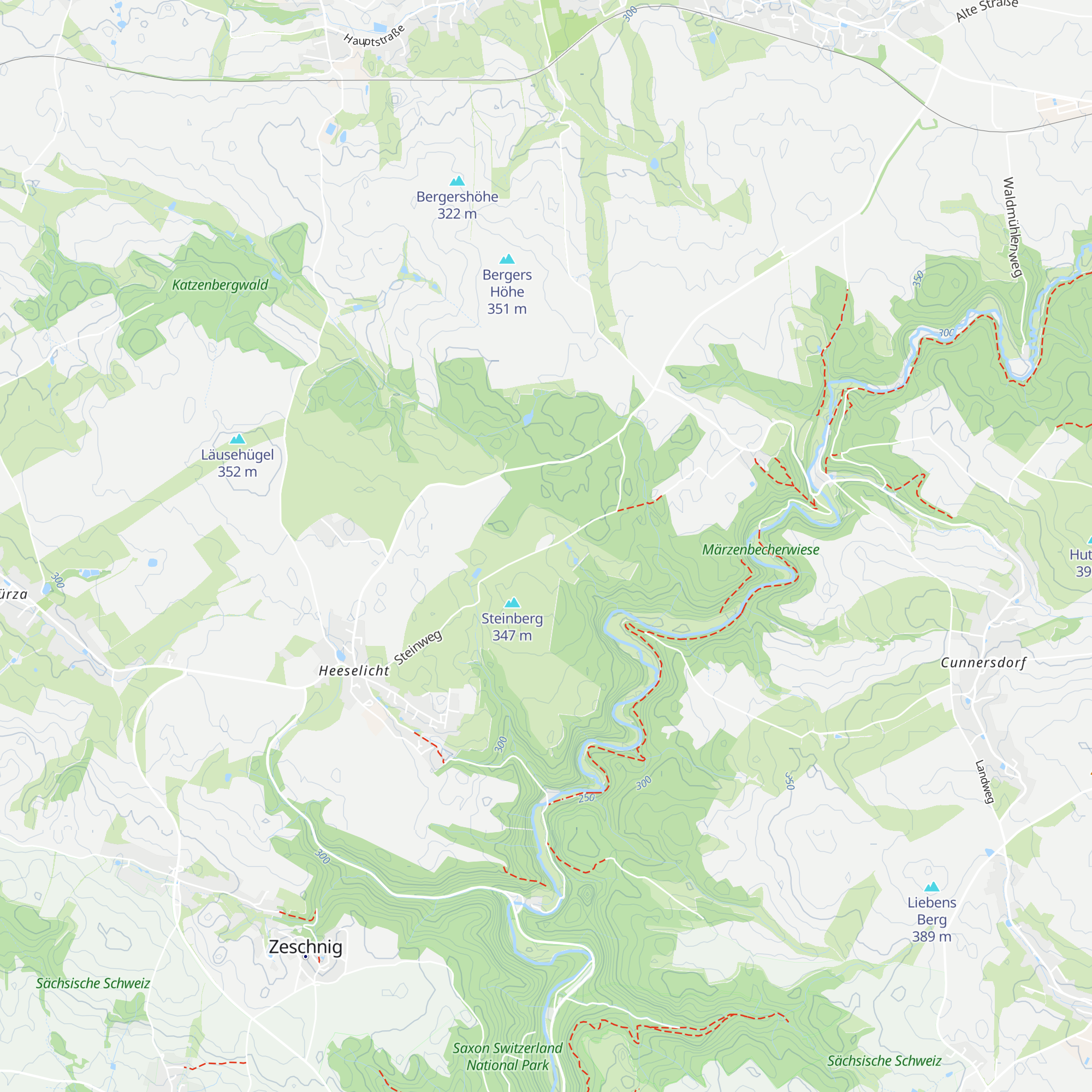 Silberseehütte map