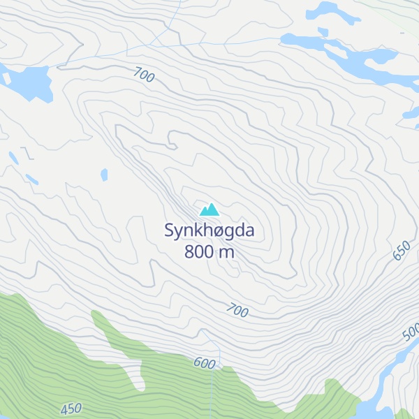 Map of Synkhøgda