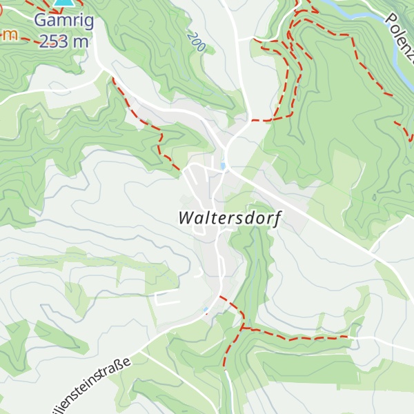 Map of Wanderhütte Waltersdorf
