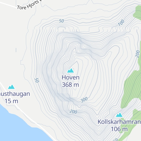 Map of Hoven