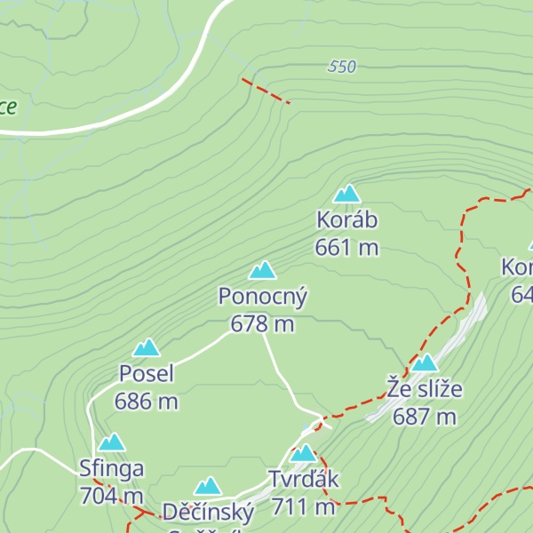Map of Trubač