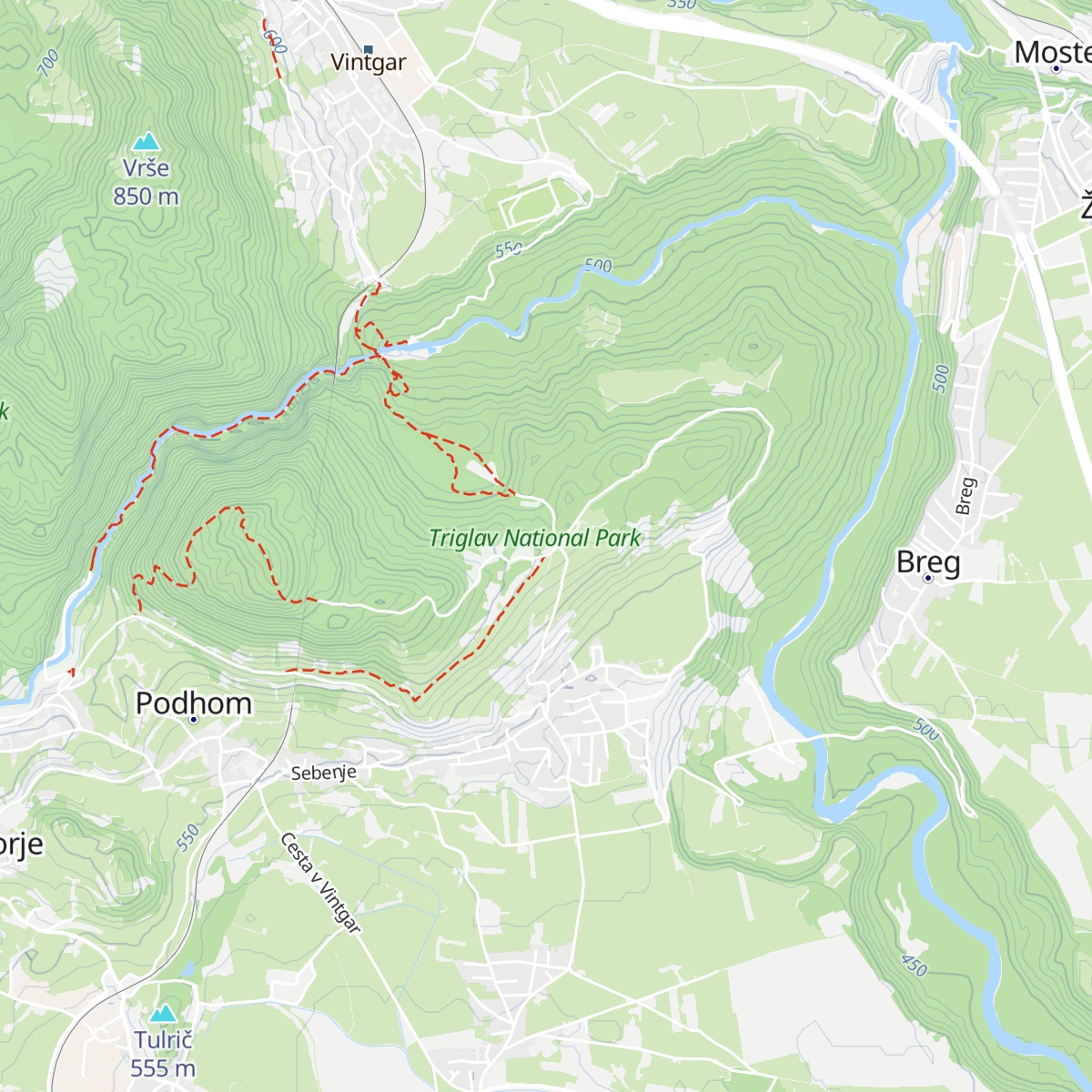 Bar Jurček map
