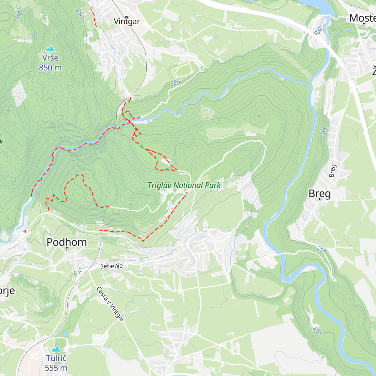 Bar Jurček map