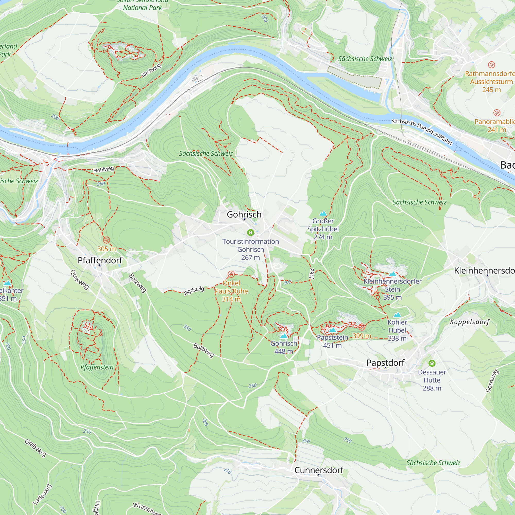 Biwak "Alte Gärtnerei" (Forststeigbiwak) map