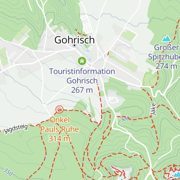 Map of Biwak "Alte Gärtnerei" (Forststeigbiwak)