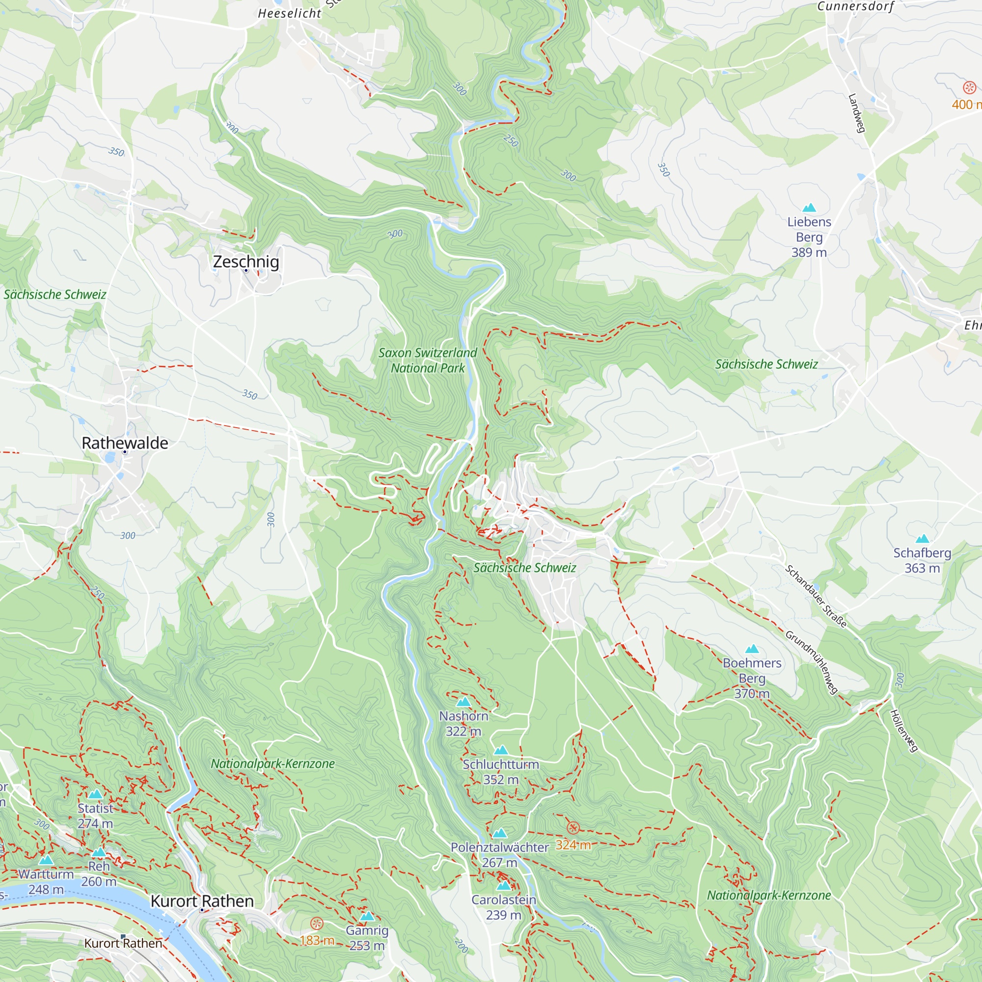 Weixdorfer Hütte map