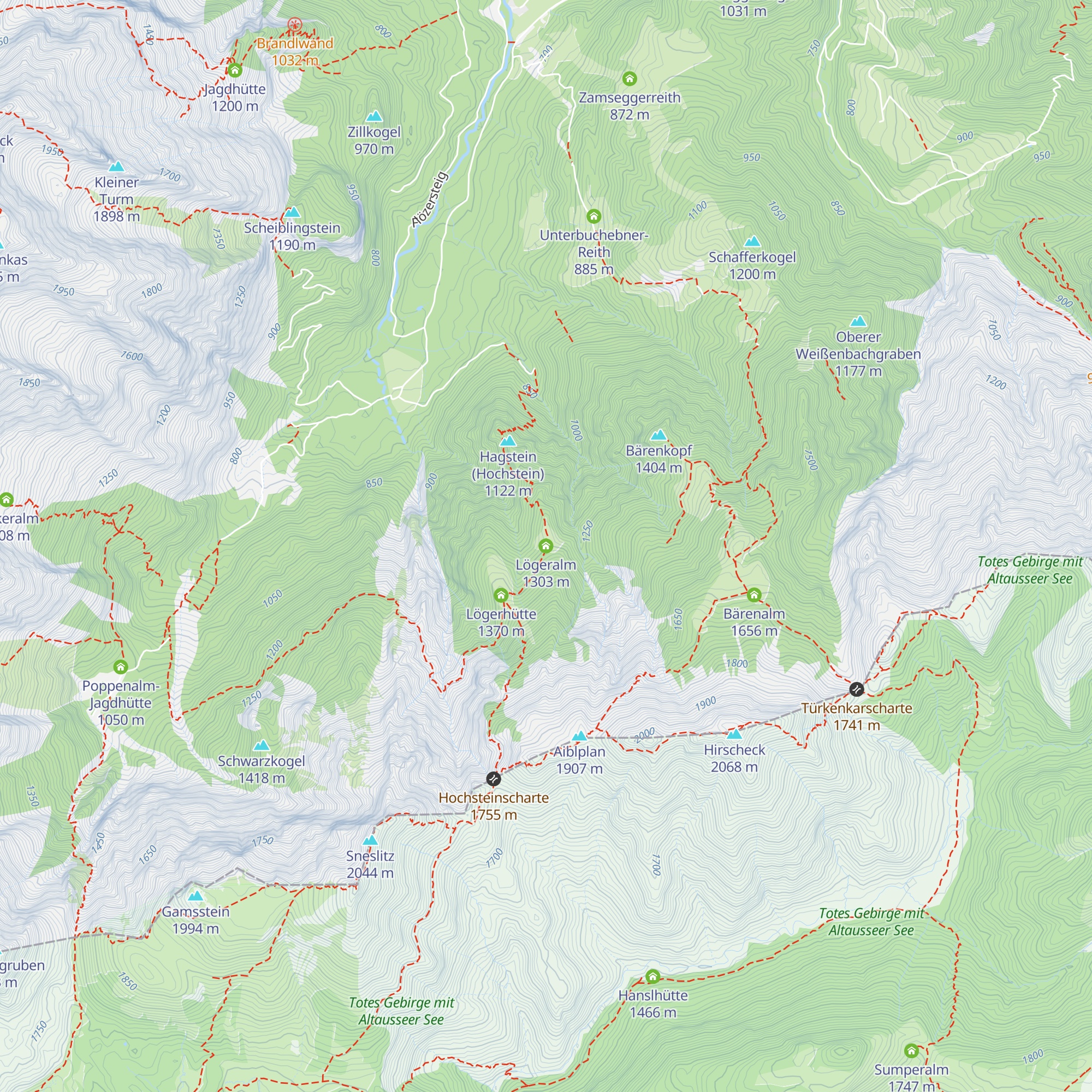 Lögeralm map