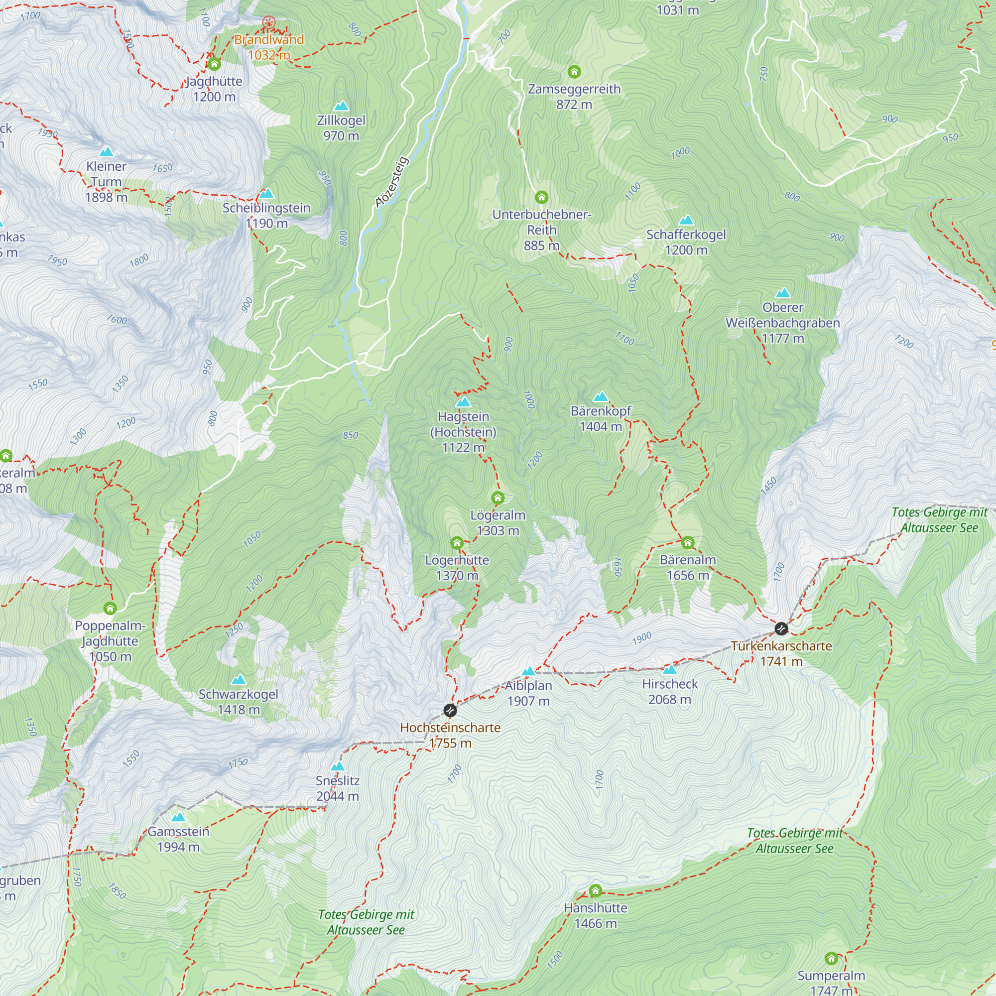 Lögeralm map