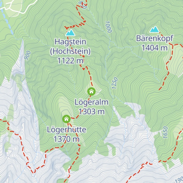 Map of Lögeralm