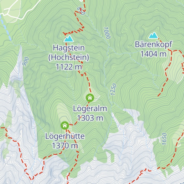 Map of Hochsteinalm